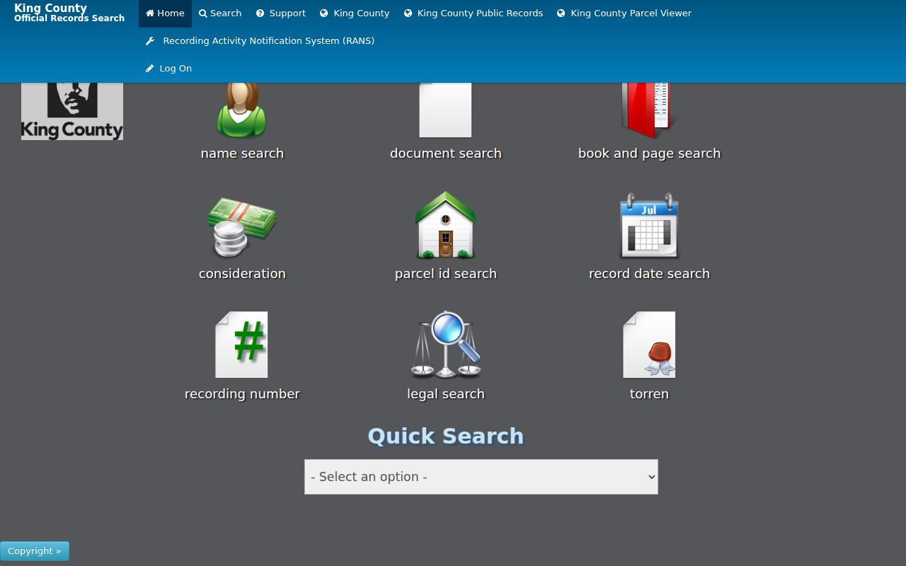 Kirkland people search Landmark official records modes